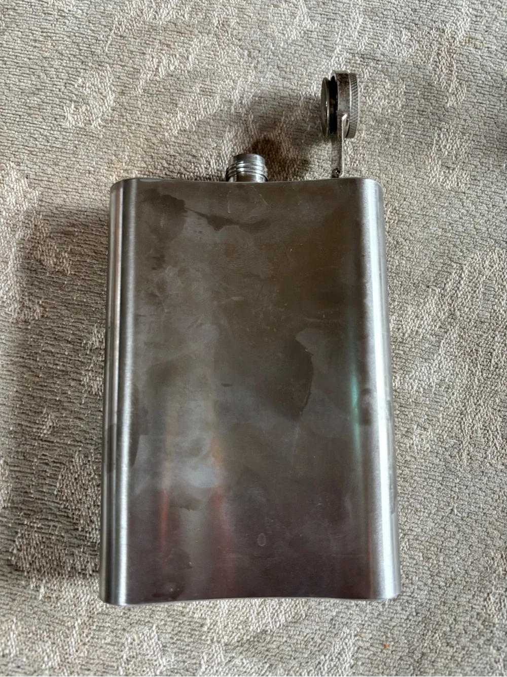 Ace of Spades Skull Hip Flask